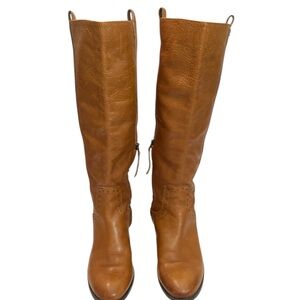 Sam Edelman Brown Leather Heeled Riding Boots